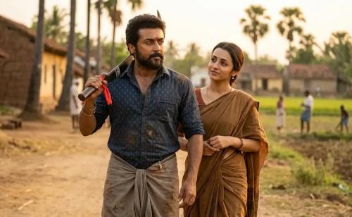 ബോക്സ് ഓഫീസിൽ തരംഗമായി സൂര്യ-തൃഷ ചിത്രം 'കറുപ്പ്'; 150 കോടി ക്ലബ്ബിലേക്ക്