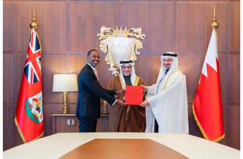 ലോജിസ്റ്റിക്‌സ് മേഖലയിൽ ബഹ്‌റൈനും ബെർമുഡയും തമ്മിൽ ധാരണാപത്രം ഒപ്പുവെച്ചു