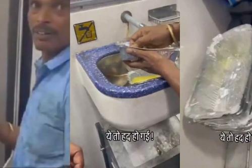 ഇതാണോ റെയിൽവേ മന്ത്രി പറയുന്ന സൗകര്യങ്ങൾ? ഉപയോഗിച്ച കണ്ടെയ്നറുകൾ കഴുകി വീണ്ടും ഭക്ഷണ വിതരണം!! ഇതാണോ റെയിൽവേ മന്ത്രി പറയുന്ന സൗകര്യങ്ങൾ? ഉപയോഗിച്ച കണ്ടെയ്നറുകൾ കഴുകി വീണ്ടും ഭക്ഷണ വിതരണം!!