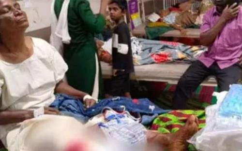 കമ്പിപ്പാരകൊണ്ട് വയോധികയുടെ കാല്‍ തല്ലിയൊടിച്ചു