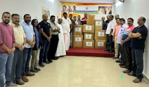 ബഹ്‌റൈൻ ഒഐസിസി ഭൂകമ്പ ദുരിതാശ്വാസം നൽകി 