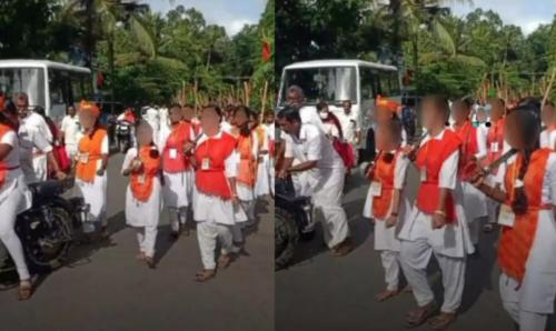 നെയ്യാറ്റിൻകരയിൽ വാളുകളേന്തി ദുർഗാവാഹിനികളുടെ പഥസഞ്ചലനം; ആയുധപരിശീലനത്തിനും മാർച്ചിനുമെതിരെ പരാതി നെയ്യാറ്റിൻകരയിൽ വാളുകളേന്തി ദുർഗാവാഹിനികളുടെ പഥസഞ്ചലനം; ആയുധപരിശീലനത്തിനും മാർച്ചിനുമെതിരെ പരാതി