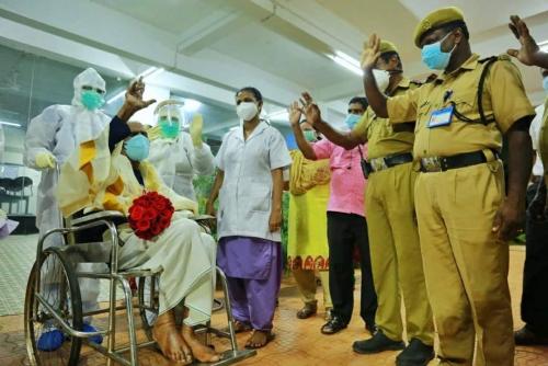 കേരളത്തിലെ കോവിഡ് പ്രതിരോധത്തിന് നേട്ടമായി 103 വയസുകാരന് കോവിഡ് മുക്തി